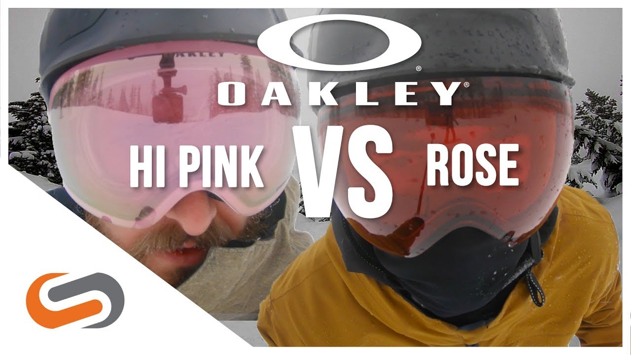 Oakley Prizm HI Pink vs Rose UPDATE | Oakley's Low Light Goggle Lenses |  SportRx | SportRx
