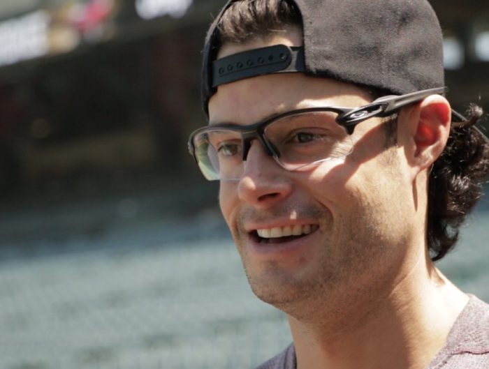 Joe Kelly's 2018 World Series Glasses in the Hall of Fame | SportRx