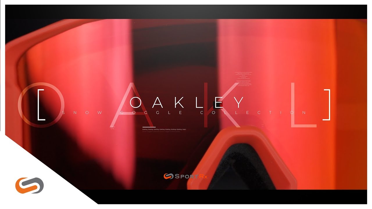 Oakley Goggle Guide | 2019 Oakley Snow Goggles | SportRx