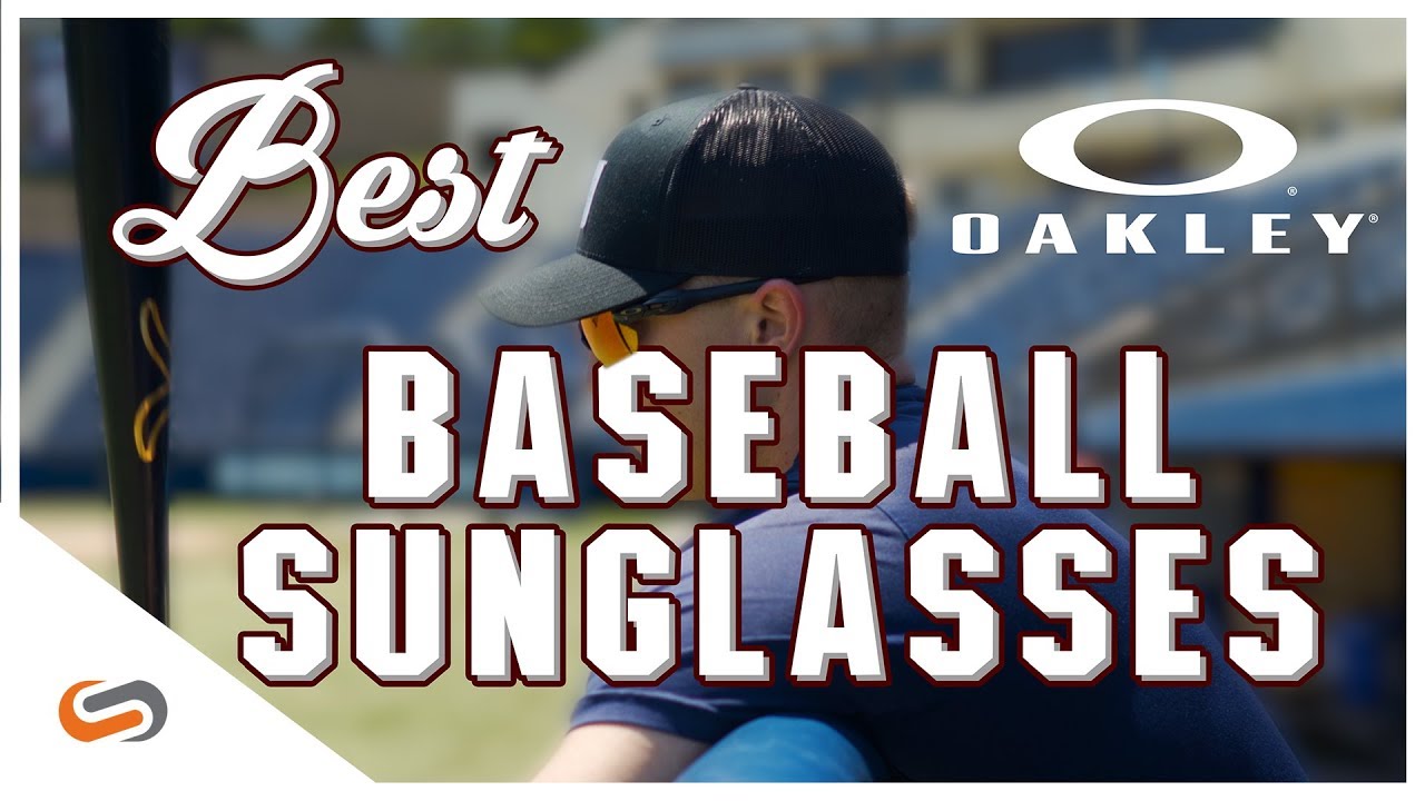 black oakley baseball sunglasses