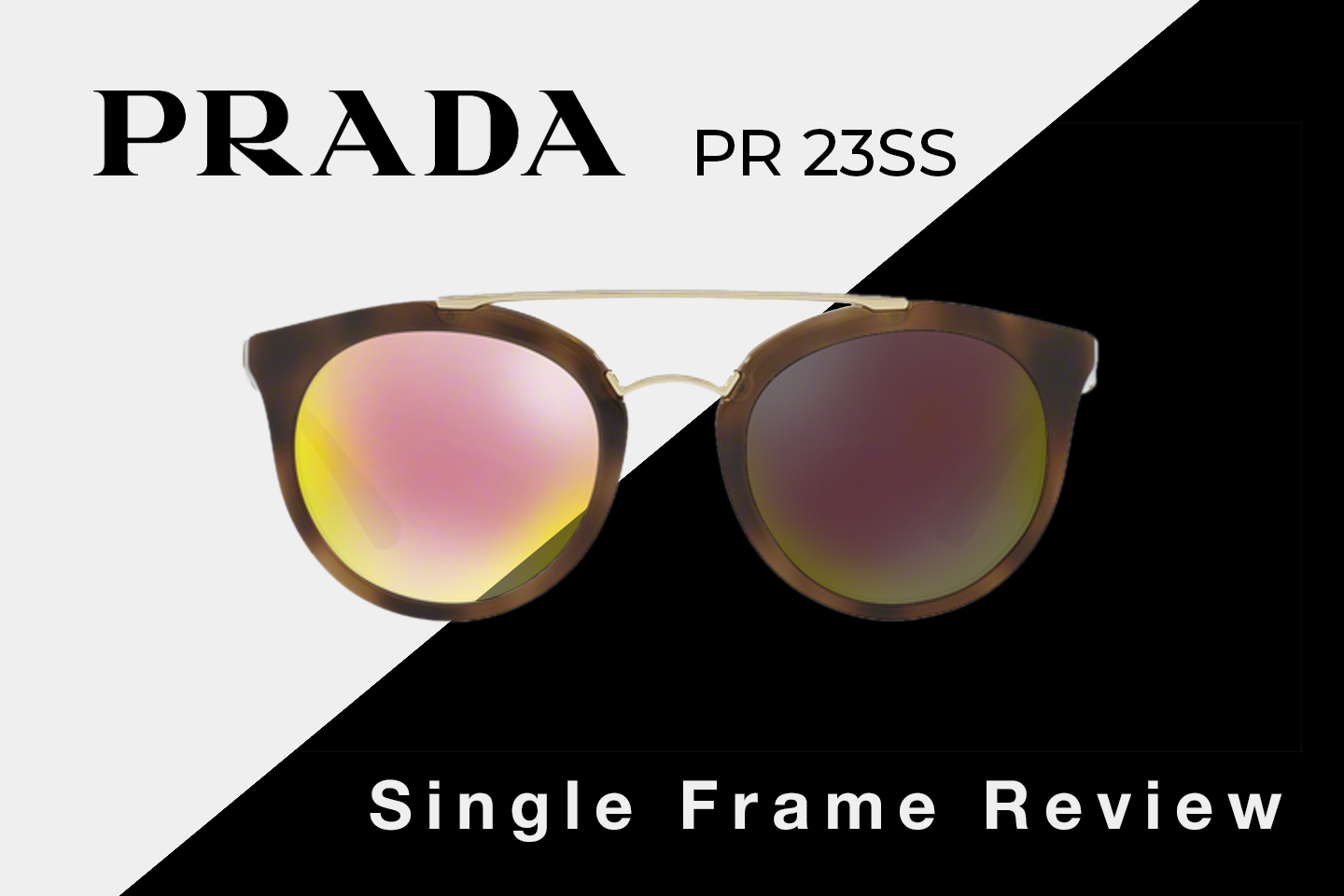 Prada PR 23SS Sunglasses Review | Prada Women's Round Sunglasses | SportRx