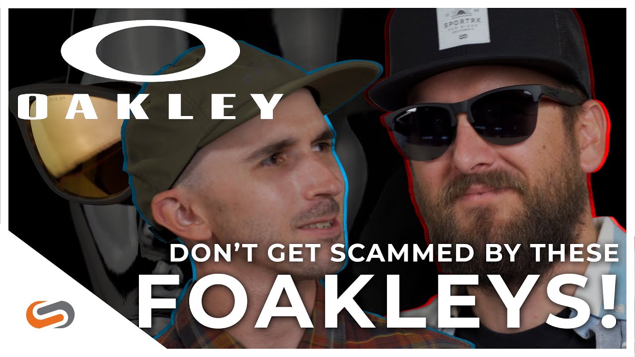 spot fake oakleys